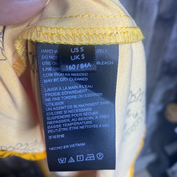 Urban Outfitters Yellow Sun Slip Dress Midi - Picture 5 of 6